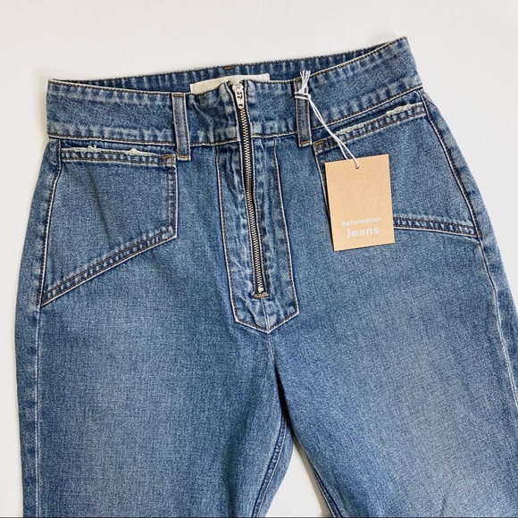 Reformation Denim - NWT Reformation Cher Jean in Baltic